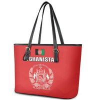 Afghanistan Cricket Leather Tote Bag Flag Style LT05 - Wonder Print Shop
