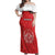 Custom Afghanistan Cricket Off Shoulder Maxi Dress Flag Style LT05 - Wonder Print Shop