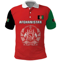 Custom Afghanistan Cricket Polo Shirt Flag Style LT05 - Wonder Print Shop
