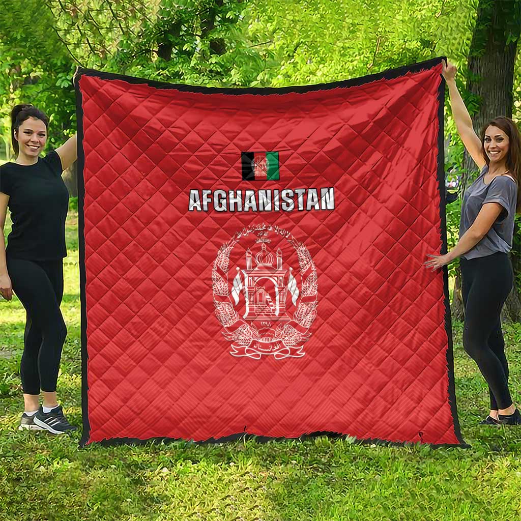 Afghanistan Cricket Quilt Flag Style LT05 - Wonder Print Shop