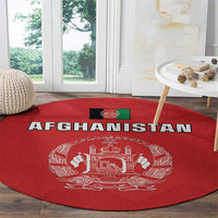 Afghanistan Cricket Round Carpet Flag Style