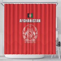 Afghanistan Cricket Shower Curtain Flag Style