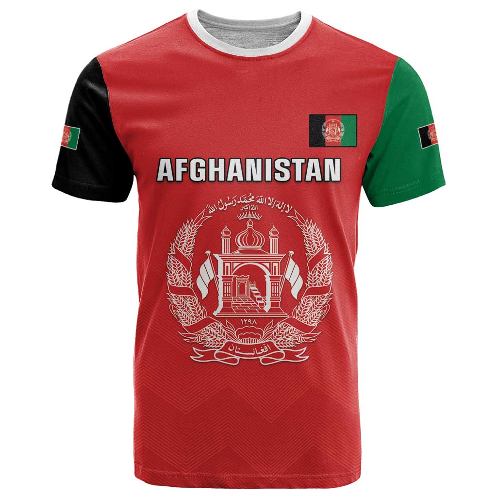 Custom Afghanistan Cricket T Shirt Flag Style LT05 - Wonder Print Shop
