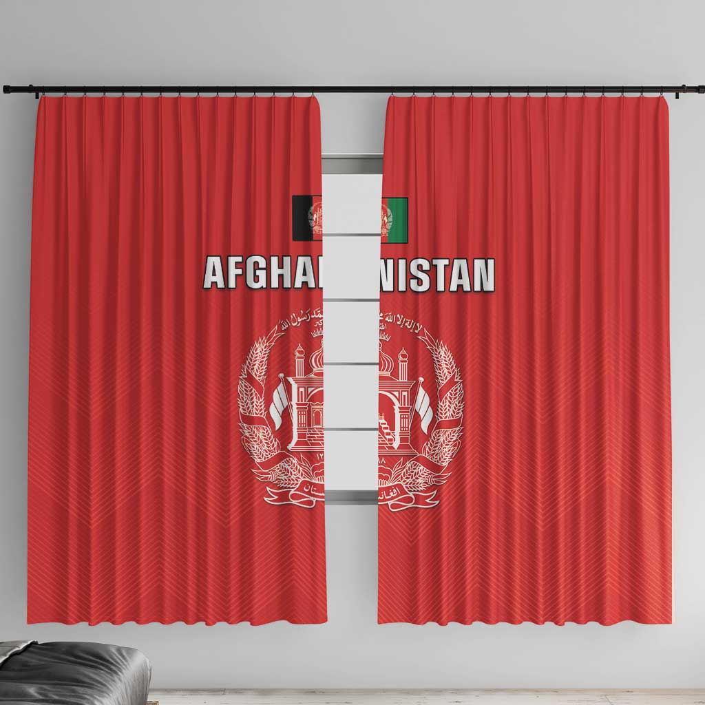 Afghanistan Cricket Window Curtain Flag Style LT05 - Wonder Print Shop