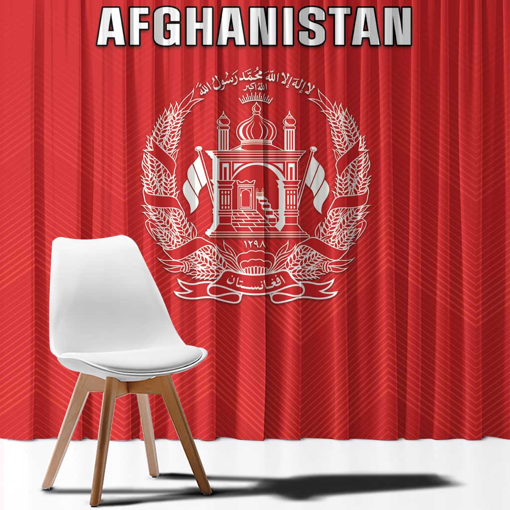 Afghanistan Cricket Window Curtain Flag Style LT05 - Wonder Print Shop