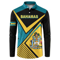Personalized Bahamas Button Sweatshirt Coat Of Arms Unique Style