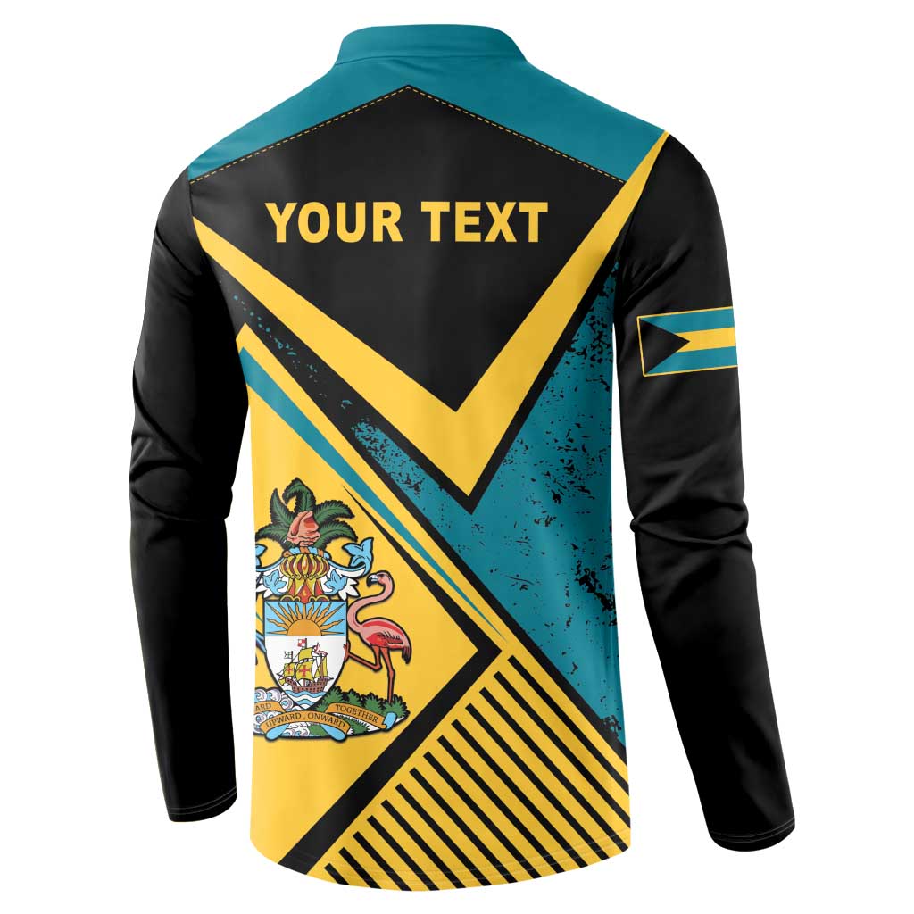 Personalized Bahamas Button Sweatshirt Coat Of Arms Unique Style