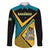 Personalized Bahamas Family Matching Long Sleeve Bodycon Dress and Hawaiian Shirt Coat Of Arms Unique Style
