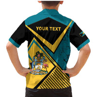 Personalized Bahamas Family Matching Mermaid Dress and Hawaiian Shirt Coat Of Arms Unique Style