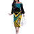 Personalized Bahamas Family Matching Off The Shoulder Long Sleeve Dress and Hawaiian Shirt Coat Of Arms Unique Style