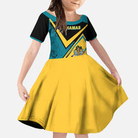 Personalized Bahamas Family Matching Off Shoulder Maxi Dress and Hawaiian Shirt Coat Of Arms Unique Style