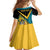 Personalized Bahamas Family Matching Off Shoulder Maxi Dress and Hawaiian Shirt Coat Of Arms Unique Style