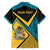 Personalized Bahamas Family Matching Off Shoulder Short Dress and Hawaiian Shirt Coat Of Arms Unique Style