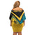 Personalized Bahamas Family Matching Off Shoulder Short Dress and Hawaiian Shirt Coat Of Arms Unique Style
