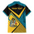 Personalized Bahamas Family Matching Short Sleeve Bodycon Dress and Hawaiian Shirt Coat Of Arms Unique Style