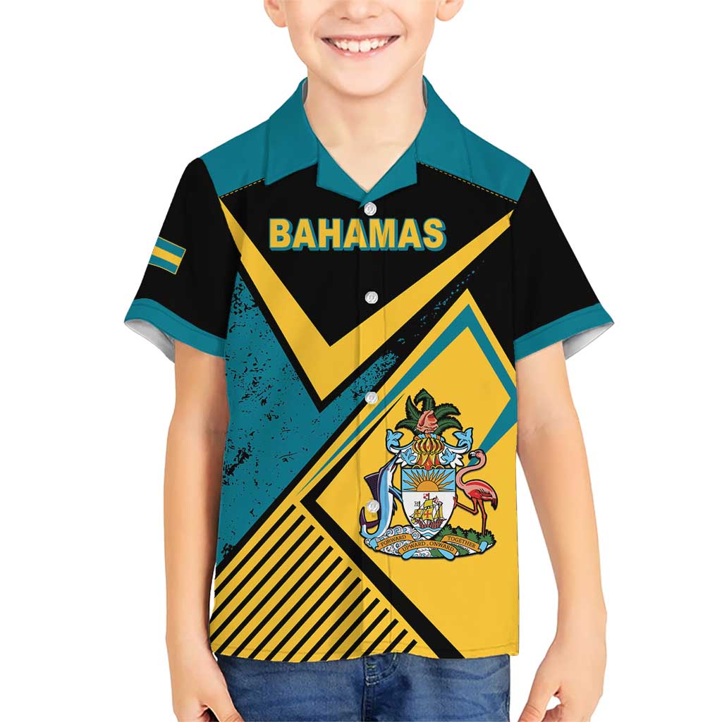 Personalized Bahamas Kid Hawaiian Shirt Coat Of Arms Unique Style