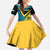 Personalized Bahamas Kid Short Sleeve Dress Coat Of Arms Unique Style