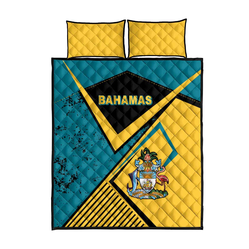 Bahamas Quilt Bed Set Coat Of Arms Unique Style