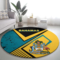 Bahamas Round Carpet Coat Of Arms Unique Style