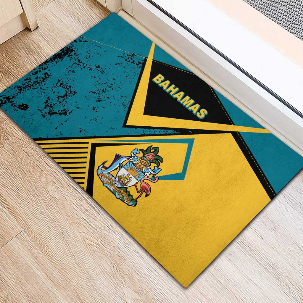 Bahamas Rubber Doormat Coat Of Arms Unique Style