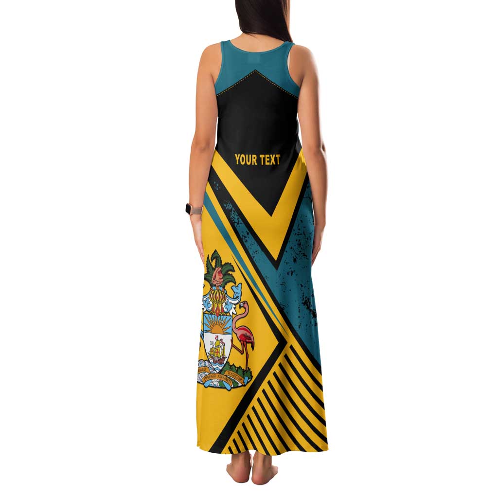 Personalized Bahamas Tank Maxi Dress Coat Of Arms Unique Style