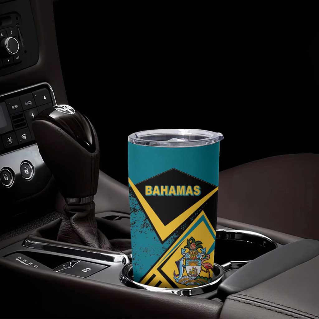 Personalized Bahamas Tumbler Cup Coat Of Arms Unique Style