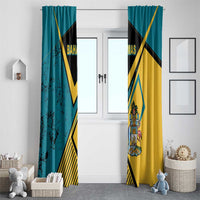 Bahamas Window Curtain Coat Of Arms Unique Style