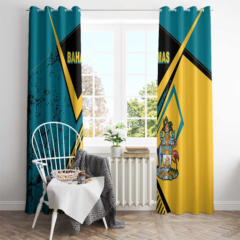 Bahamas Window Curtain Coat Of Arms Unique Style