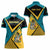 Personalized Bahamas Women Polo Shirt Coat Of Arms Unique Style