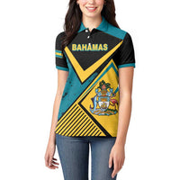 Personalized Bahamas Women Polo Shirt Coat Of Arms Unique Style