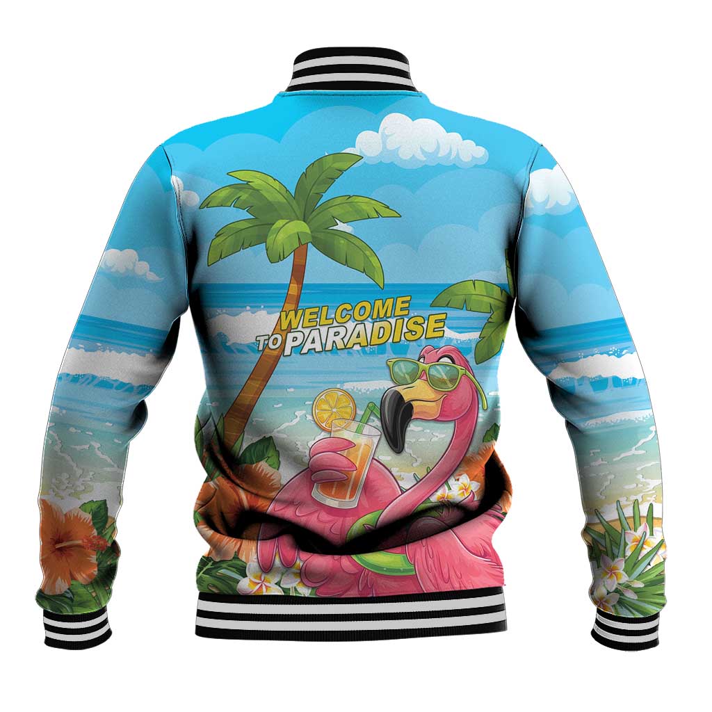 Bahamas Beach Baseball Jacket Welcome To Paradise