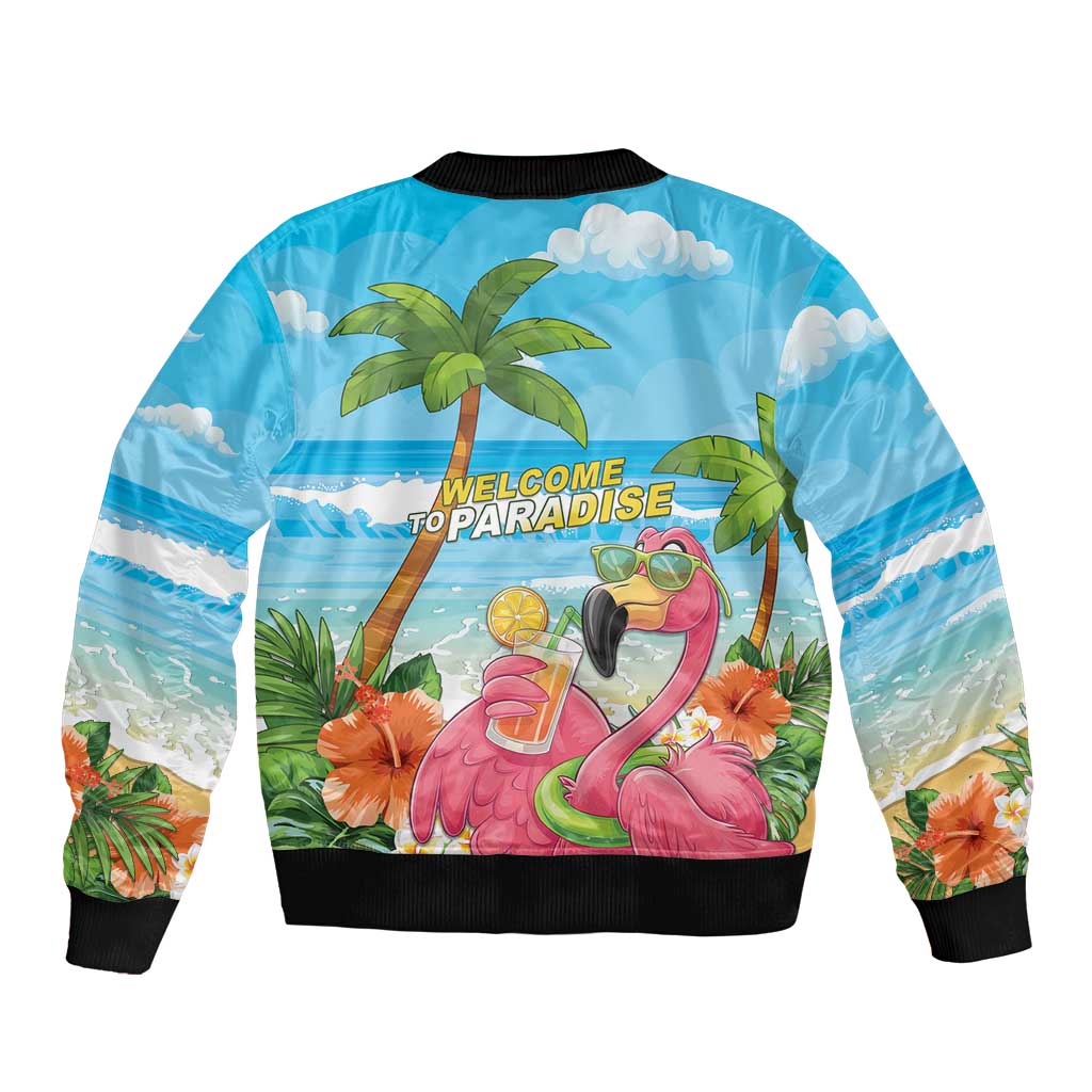 Bahamas Beach Bomber Jacket Welcome To Paradise