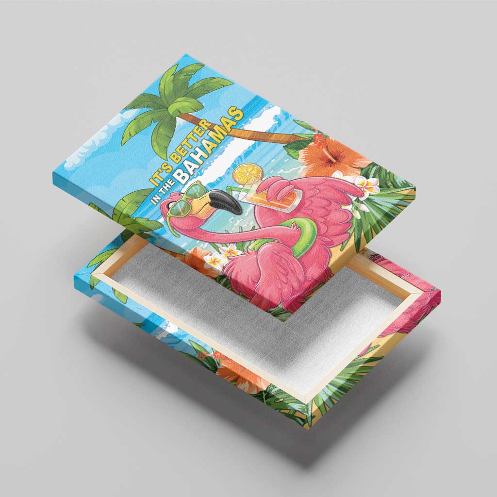 Bahamas Beach Canvas Wall Art Welcome To Paradise