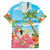 Bahamas Beach Family Matching Off Shoulder Maxi Dress and Hawaiian Shirt Welcome To Paradise