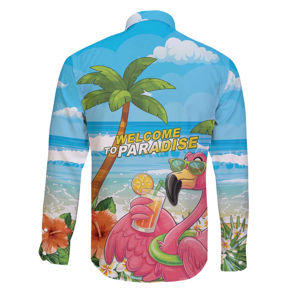 Bahamas Beach Family Matching Off Shoulder Maxi Dress and Hawaiian Shirt Welcome To Paradise