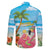 Bahamas Beach Family Matching Off Shoulder Maxi Dress and Hawaiian Shirt Welcome To Paradise
