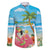 Bahamas Beach Family Matching Summer Maxi Dress and Hawaiian Shirt Welcome To Paradise