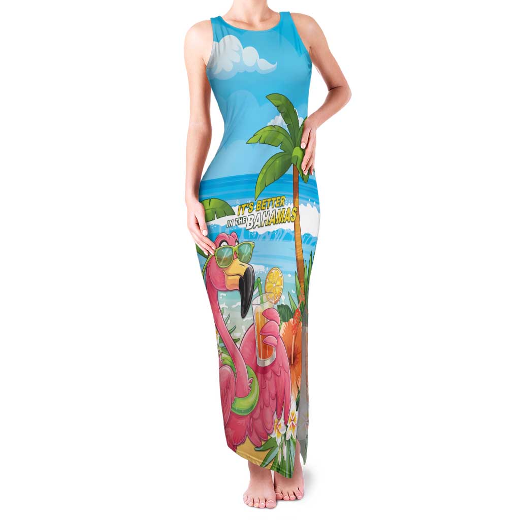 Bahamas Beach Family Matching Tank Maxi Dress and Hawaiian Shirt Welcome To Paradise