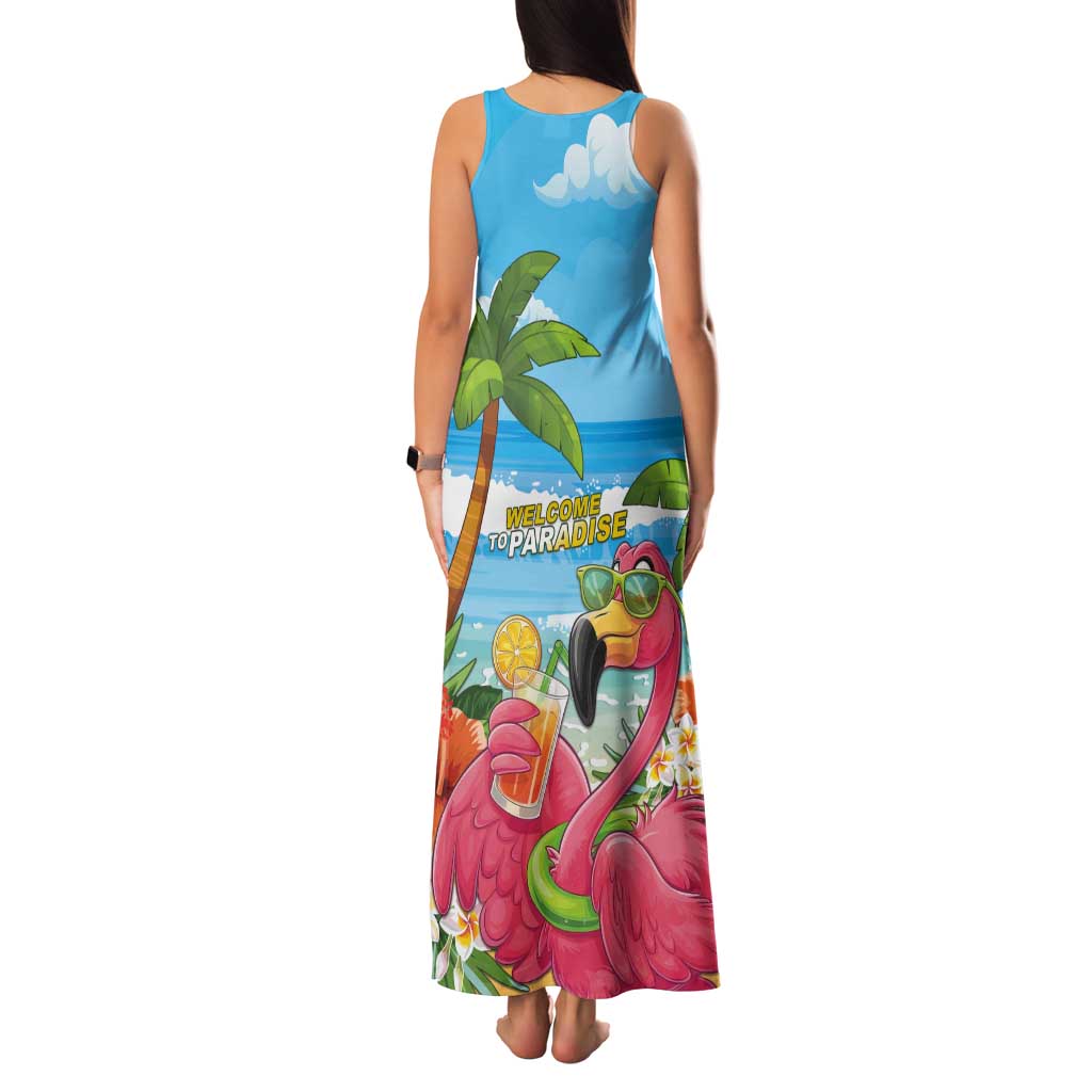 Bahamas Beach Tank Maxi Dress Welcome To Paradise