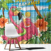 Bahamas Beach Window Curtain Welcome To Paradise