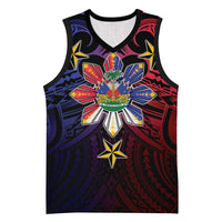 Haiti Philippines Basketball Jersey Haitian Coat Of Arms With Filipino Sun