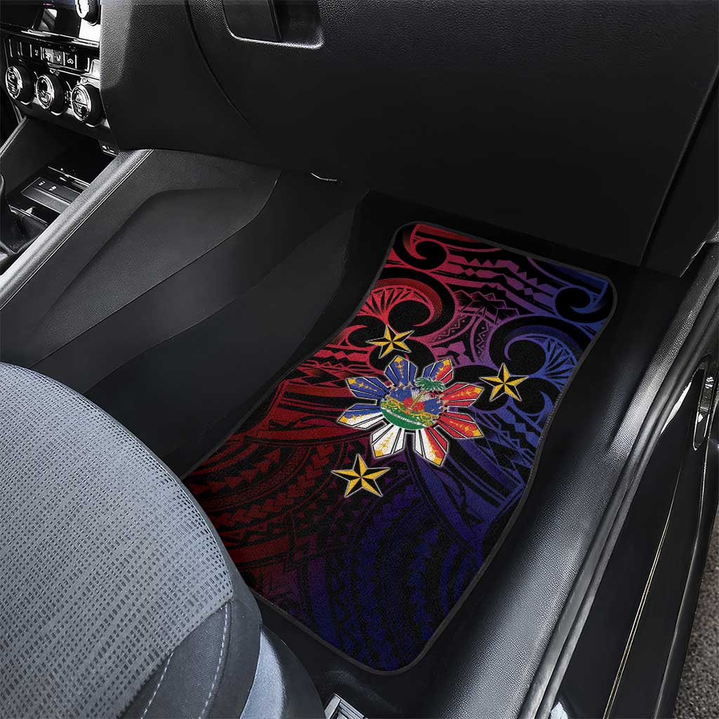 Haiti Philippines Car Mats Haitian Coat Of Arms With Filipino Sun
