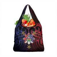 Haiti Philippines Grocery Bag Haitian Coat Of Arms With Filipino Sun