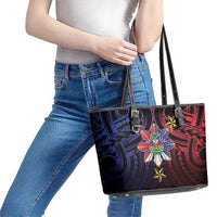 Haiti Philippines Leather Tote Bag Haitian Coat Of Arms With Filipino Sun
