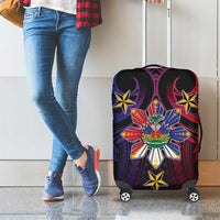 Haiti Philippines Luggage Cover Haitian Coat Of Arms With Filipino Sun