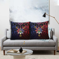 Haiti Philippines Pillow Cover Haitian Coat Of Arms With Filipino Sun