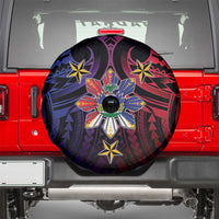 Haiti Philippines Spare Tire Cover Haitian Coat Of Arms With Filipino Sun