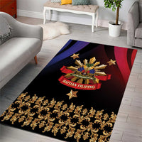Haiti And Philippines Area Rug Haitian Filipino Heritage Crest