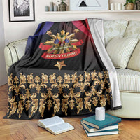 Haiti And Philippines Blanket Haitian Filipino Heritage Crest