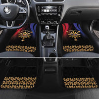 Personalized Haiti And Philippines Car Mats Haitian Filipino Heritage Crest